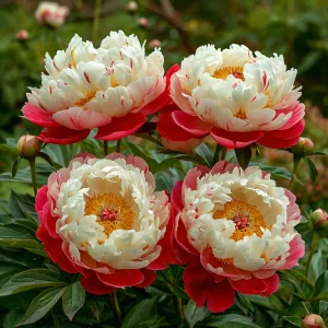 Пион Коралловый Каскад купить по цене от 490р. в интернет-магазине «Посадика» с доставкой почтой в в Благовещенске и по всей России – [изображение №1].