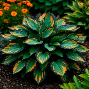 Хоста Бархатный Полог купить по цене от 560р. в интернет-магазине «Посадика» с доставкой почтой в в Благовещенске и по всей России – [изображение №1].